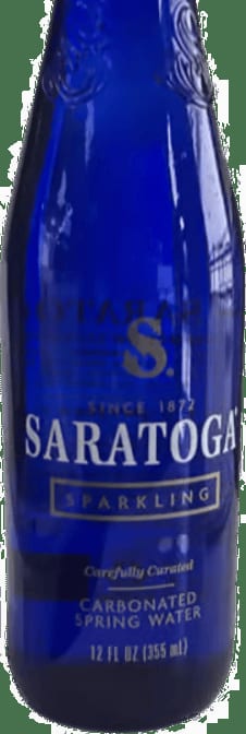 Saratoga Sparkling Water.
