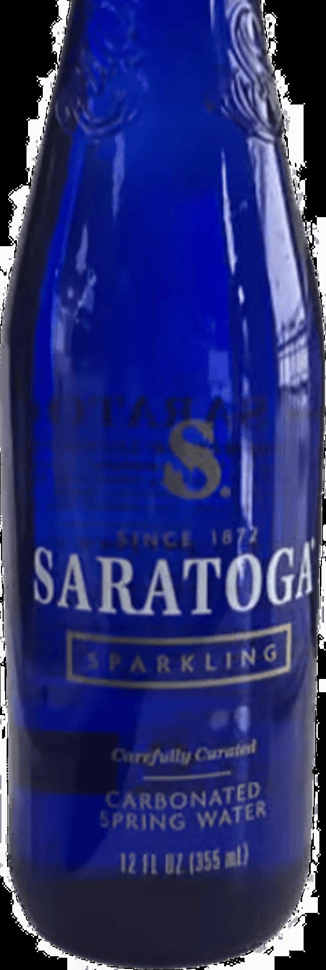 Saratoga Sparkling Water.